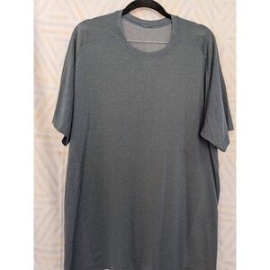 Lululemon‎ Mens XL Athletic TShirt Short Sleeve Crew Neck Gray Athleisure